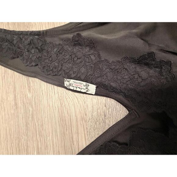 In This Groove Mini Slip Dress - Washed Black - Picture 4 of 5